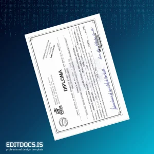 Editable Brazil Educational Institution Diploma Template Page Preview - EditDocs