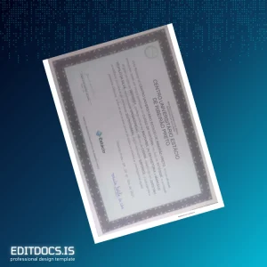 Editable Brazil Estácio de Sá University Bachelor of Arts in History Template Page Preview - EditDocs