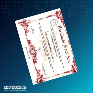 Editable Brazil Faculdade Sant'Ana Bachelor in Speech-Language Pathology Template Page Preview - EditDocs