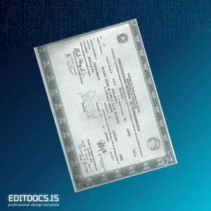 Editable Brazil Federal University of Pernambuco Bachelor of Music Diploma Page Preview - EditDocs