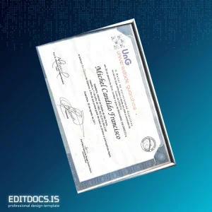 Editable Brazil Universidade de Guarulhos Bachelor of Laws Template Page Preview - EditDocs