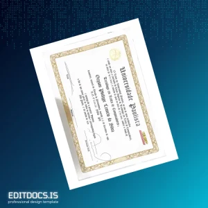 Editable Brazil University of Paulista Technology Degree in Computer Networks Template Page Preview - EditDocs