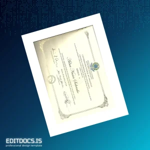 Editable Brazil University of the Amazon Medical Degree Template Page Preview - EditDocs