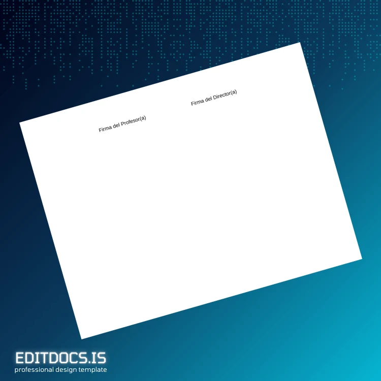 Editable Chile La Serena Mejor Companero Diploma page 2 Page Preview - EditDocs