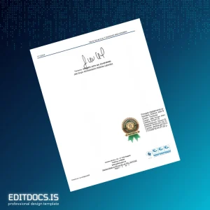 Editable Colombia Diploma Seal Template Page Preview - EditDocs
