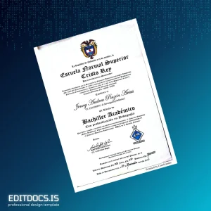 Editable Colombia Escuela Normal Superior Cristo Rey Academic Bachelor with emphasis in Pedagogy Template Page Preview - EditDocs