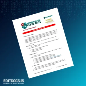 Editable Ecuador Universidad Cristiana Rey de Reyes Diploma in Biblical Hermeneutics Template Page Preview - EditDocs