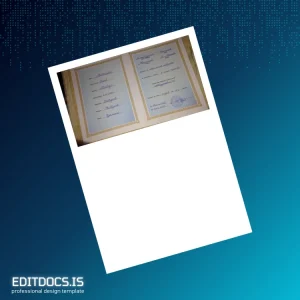 Editable Germany Hochschule für Wirtschaft Diplom Certificate Template Page Preview - EditDocs