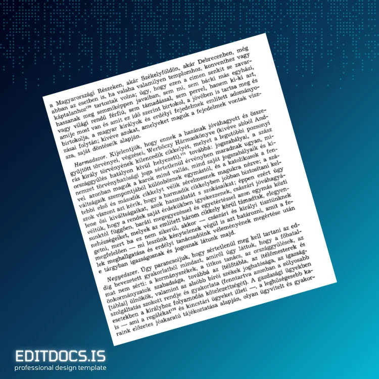 Editable Hungary Leopoldium Diploma Template page 3 Page Preview - EditDocs