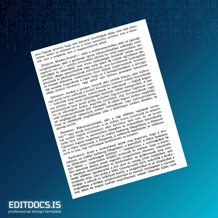 Editable Hungary Leopoldium Diploma Template page 4 Page Preview - EditDocs