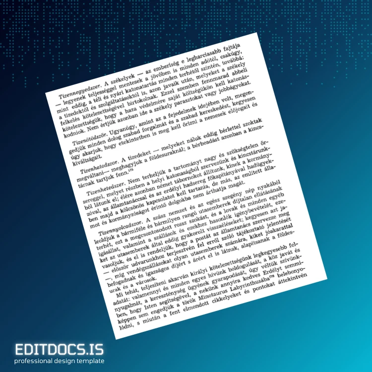 Editable Hungary Leopoldium Diploma Template page 6 Page Preview - EditDocs