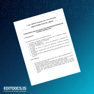 Editable India Aligarh Muslim University Diploma in Educational Counselling Skills Page Preview - EditDocs