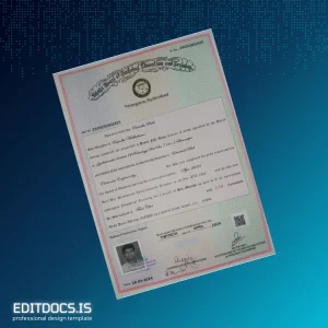 Editable India Jyothishmathi Institute of Technology and Science Diploma in Electrical and Electronics Engineering Template Page Preview - EditDocs