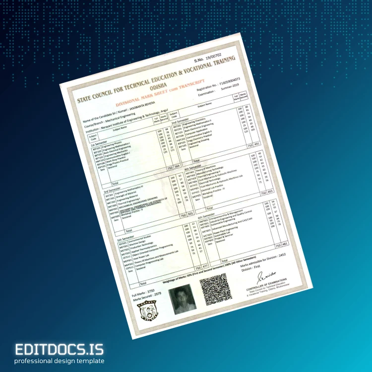 Editable India Narayani Institute of Engineering Technology Diploma in Mechanical Engineering Template page 2 Page Preview - EditDocs