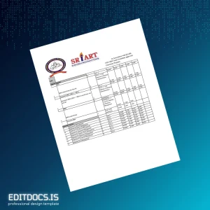 Editable India Shri Ram Institute of Advance Research & Technology MBA Certificate Page Preview - EditDocs