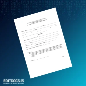 Editable Italy Autocertificazione Diploma di Maturità Template Page Preview - EditDocs