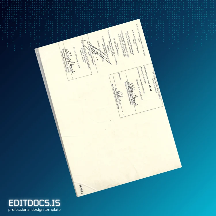 Editable Italy Tarcisio Institute Diploma Template page 4 Page Preview - EditDocs