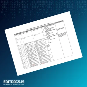 Editable Malaysia Polytechnic Diploma in Engineering Technology Template Page Preview - EditDocs