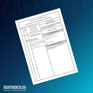 Editable Malaysia Universiti Teknologi MARA Diploma in Health Sciences Template Page Preview - EditDocs