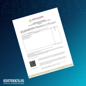 Editable Mexico Centro de Educación Avanzada Diploma in Styling and Personal Well-Being Page Preview - EditDocs