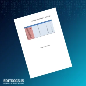 Editable Mexico EGS Diploma Template Page Preview - EditDocs