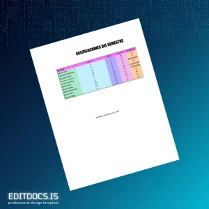 Editable Mexico GRLA Diploma Template Page Preview - EditDocs