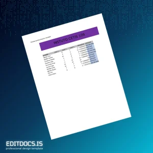 Editable Mexico Instituto CETIS 109 High School Diploma Template Page Preview - EditDocs