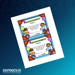 Editable Mexico Recognition Certificate Template Page Preview - EditDocs