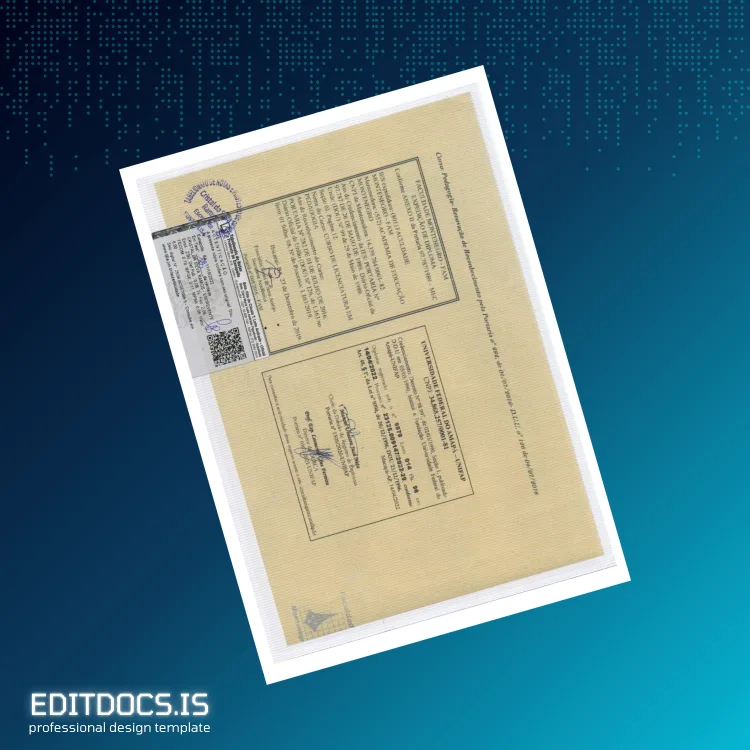 Editable Montenegro Faculty of Education Pedagogy Diploma page 2 Page Preview - EditDocs