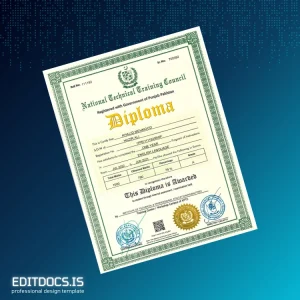 Editable Pakistan Institute of Technical and Professional Education One Year Diploma in English Language Page Preview - EditDocs