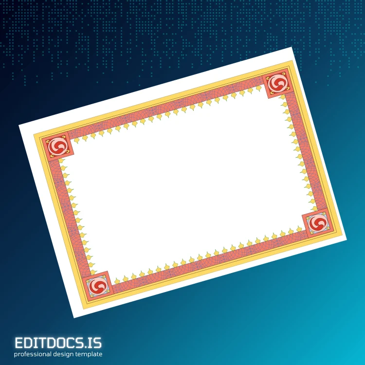 Editable Peru Uni... Diploma for Academic Achievement Template page 2 Page Preview - EditDocs