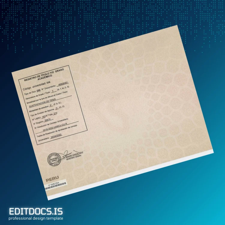 Editable Peru Universidad de Juliaca Bachelor's Degree in Civil Engineering Template page 2 Page Preview - EditDocs