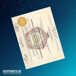 Editable Philippines Camarines Norte State College Bachelor of Science in Business Administration Page Preview - EditDocs