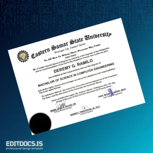 Editable Philippines Eastern Samar State University Bachelor of Science in Computer Engineering Template Page Preview - EditDocs