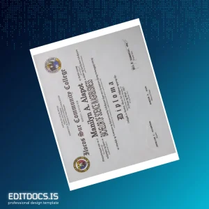 Editable Philippines Iloos Sur Community College Bachelor of Science in Agribusiness Template Page Preview - EditDocs