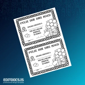 Editable Portugal Education Diploma Template Page Preview - EditDocs