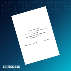 Editable Romania LT _V. Alecsandri_ Acknowledgment Certificate Template Page Preview - EditDocs