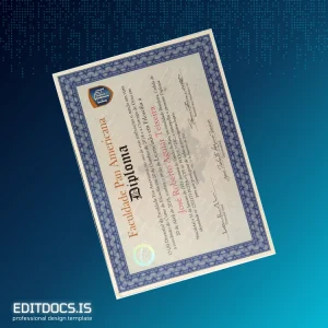 Editable Romania Preschool Diploma Template Page Preview - EditDocs