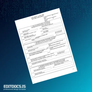 Editable Romania University Diploma Supplement Template Page Preview - EditDocs