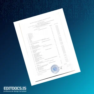 Editable Saran Russia Diploma Template Page Preview - EditDocs