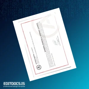 Editable Spain Autrán Dental Academy Diploma in Dental Aesthetics Certificate Page Preview - EditDocs