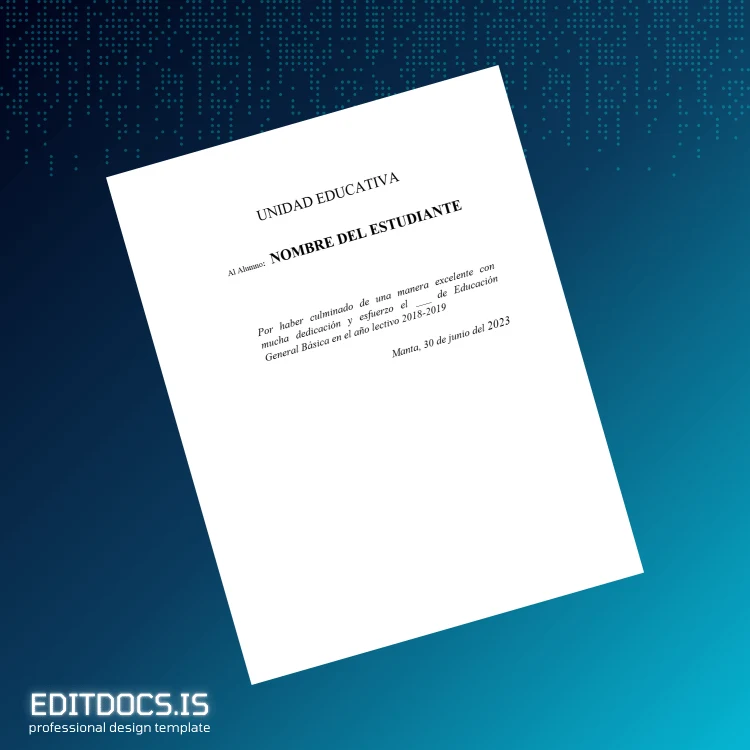 Editable Spain Educational Diploma Template page 6 Page Preview - EditDocs