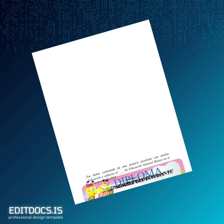 Editable Spain Educational Diploma Template page 7 Page Preview - EditDocs