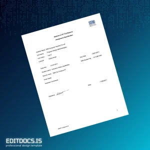 Editable Sri Lanka IDM Computer Studies Pvt Ltd Diploma in ICT Template Page Preview - EditDocs