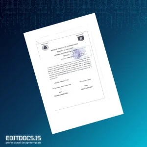 Editable Timor-Leste Ministry of Education General Secondary Education Diploma Template Page Preview - EditDocs