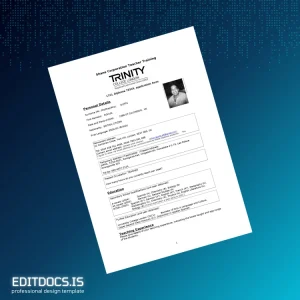 Editable UK Trinity College London LTCL Diploma in TESOL Page Preview - EditDocs