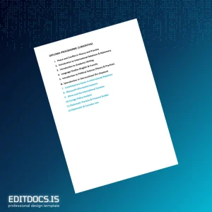 Editable UK University Name Diploma in International Relations Template Page Preview - EditDocs