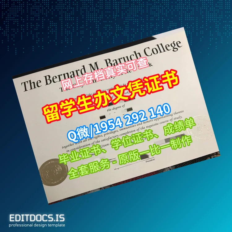 Editable USA Bernard M. Baruch College Bachelor of Arts Template Page Preview - EditDocs