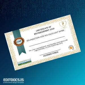 Editable USA Cambridge English Schools Teaching Excellence Award Certificate Page Preview - EditDocs
