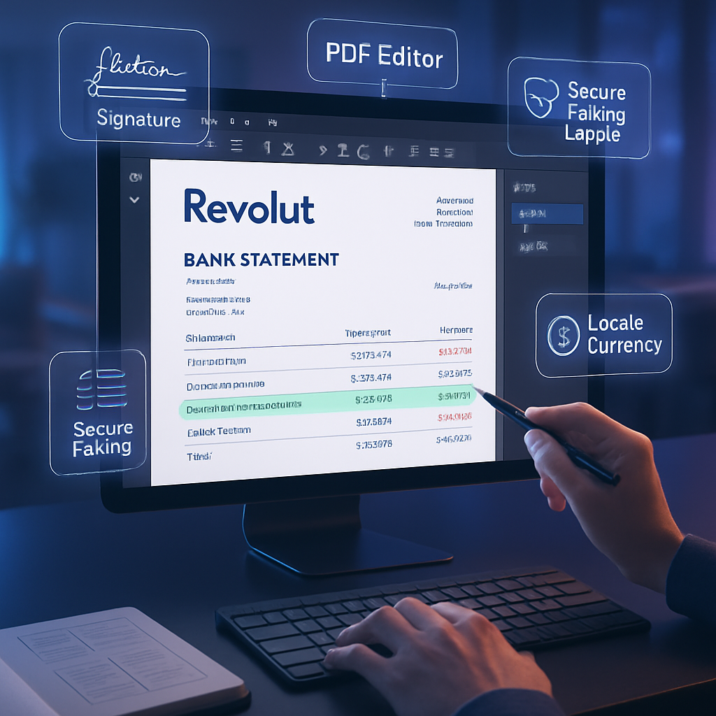 Revolut and Monzo Statement Templates: Customizing for Neo-Bank Proofs